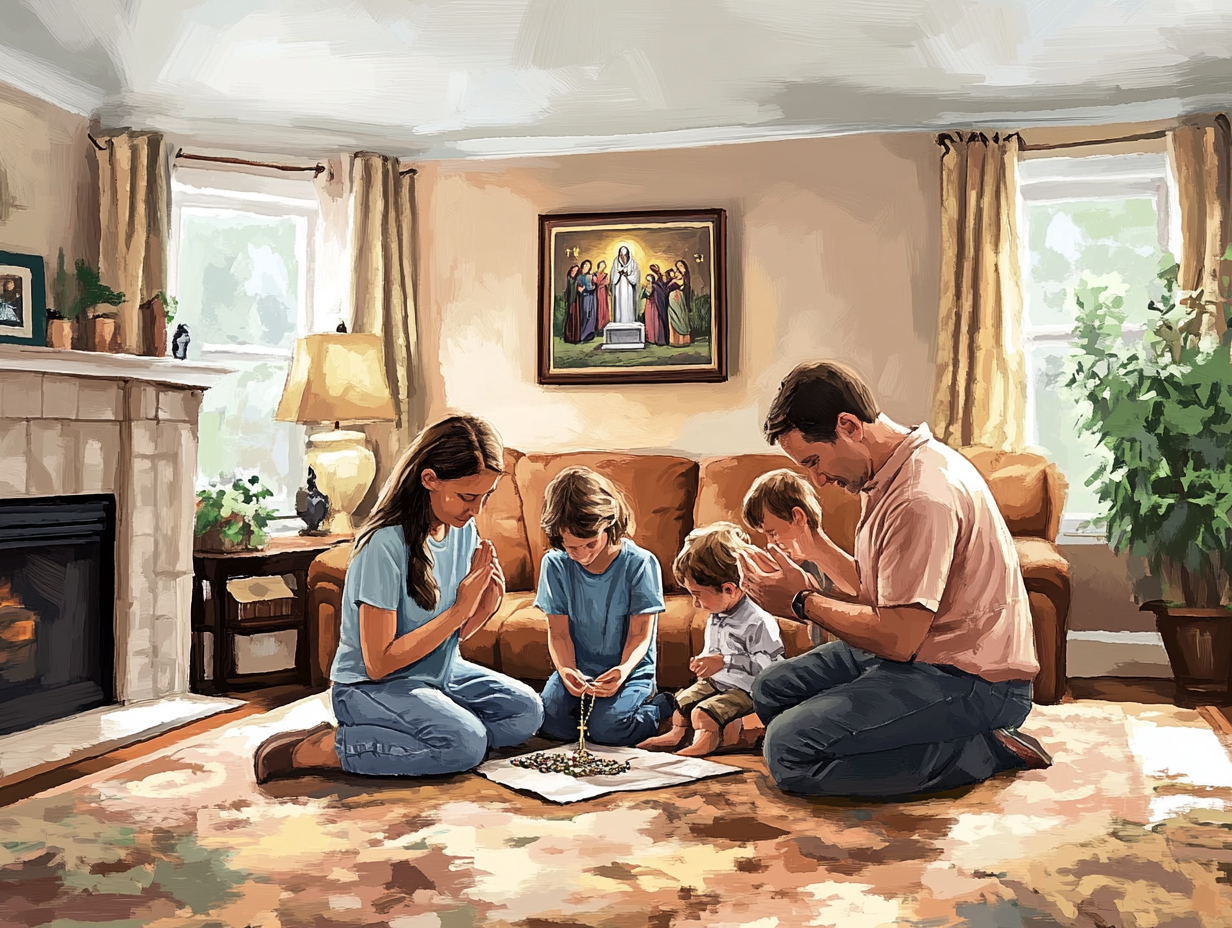 Family_in_their_living_room_practicing_rosary